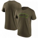 Men's Seattle Seahawks Olive Legacy Performance T Shirt