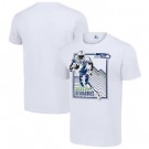 Men's Seattle Seahawks White Graphic Shield Logo T Shirt