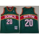 Men's Seattle Sonics #20 Gary Payton Green 1995 Hollywood Classic Swingman Jersey