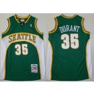 Men's Seattle Sonics #35 Kevin Durant Green 2007 Throwback Swingman Jersey