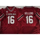 Men's South Carolina Gamecocks #16 LaNorris Sellers Red College Football Jersey