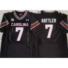 Men's South Carolina Gamecocks #7 Spencer Rattler Black College Football Jersey