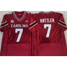 Men's South Carolina Gamecocks #7 Spencer Rattler Red College Football Jersey