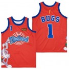 Men's Space Jam Tune Squad #1 Bugs Bunny Orange Looney Tunes Basketball Jersey