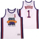 Men's Space Jam Tune Squad #1 Bugs Bunny White 2021 Basketball Jersey