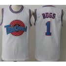 Men's Space Jam Tune Squad #1 Bugs Bunny White Basketball Jersey