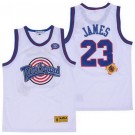 Men's Space Jam Tune Squad #23 LeBron James White 2020 Swingman Basketball Jersey