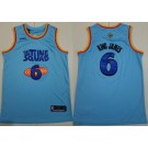 Men's Space Jam Tune Squad #6 Lebron James Blue 2021 Basketball Jersey