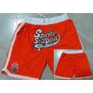 Men's Spirit of St Louis Orange ABA Just Don Shorts