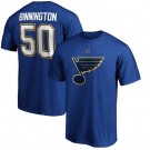 Men's St Louis Blues #55 Colton Parayko Blue Printed T Shirt 112582