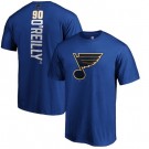 Men's St Louis Blues #90 Ryan O'Reilly Blue Printed T Shirt 112383