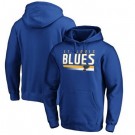 Men's St Louis Blues Blue Staggered Stripe Pullover Hoodie