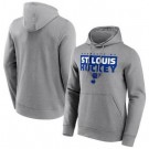 Men's St Louis Blues Gray Gain Ground Hoodie