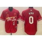Men's St Louis Cardinals #0 Masyn Winn Red 2024 City Connect Limited Jersey