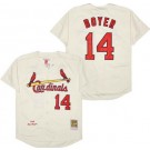 Men's St Louis Cardinals #14 Ken Boyer Cream 1964 Throwback Jersey