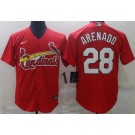 Men's St Louis Cardinals #28 Nolan Arenado Red Cool Base Jersey