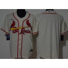 Men's St Louis Cardinals Blank Cream 2020 Cool Base Jersey