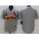 Men's St Louis Cardinals Blank Gray Cool Base Jersey