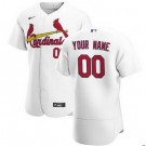 Men's St Louis Cardinals Customized White 2020 FlexBase Jersey