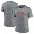 Men's St Louis Cardinals Gray Velocity Performance Practice T Shirt