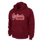 Men's St Louis Cardinals Red Printed Pullover Hoodie