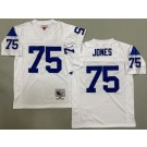 Men's St Louis Rams #75 Deacon Jones White 1969 Throwback Jersey