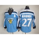 Men's Suomi #27 Teppo Numminen Light Blue Jersey