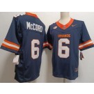 Men's Syracuse Orange #6 Kyle McCord Navy College Football Jersey