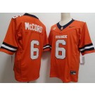 Men's Syracuse Orange #6 Kyle McCord Orange College Football Jersey