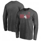 Men's Tampa Bay Buccaneers #12 Tom Brady Gray 2021 Super Bowl LV Champions T-Shirt 210323