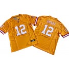 Men's Tampa Bay Buccaneers #12 Tom Brady Limited Orange FUSE Vapor Jersey