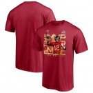 Men's Tampa Bay Buccaneers #12 Tom Brady Red 2021 Super Bowl LV MVP T-Shirt 210332