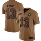 Men's Tampa Bay Buccaneers #13 Mike Evans Limited Brown 2023 Salute To Service Jersey