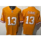 Men's Tampa Bay Buccaneers #13 Mike Evans Limited Orange Throwback FUSE Vapor Jersey