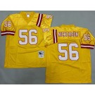 Men's Tampa Bay Buccaneers #56 Hardy Nickerson Yellow 1993 Throwback Jersey