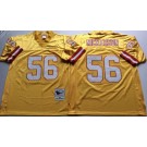 Men's Tampa Bay Buccaneers #56 Hardy Nickerson Yellow Throwback Jersey