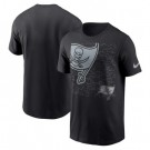 Men's Tampa Bay Buccaneers Black RFLCTV T Shirt