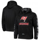 Men's Tampa Bay Buccaneers Black Zubaz Tonal Oxide Pullover Hoodie