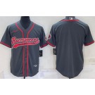Men's Tampa Bay Buccaneers Blank Pewter Baseball Jersey