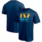 Men's Tampa Bay Buccaneers Blue 2021 Super Bowl LV T-Shirt 210351