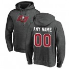 Men's Tampa Bay Buccaneers Custom Gray Pullover Hoodie 210320