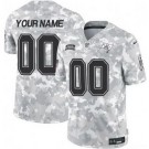 Men's Tampa Bay Buccaneers Customized Limited Arctic Camo 2024 Salute to Service Jersey