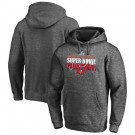 Men's Tampa Bay Buccaneers Gray 2021 Super Bowl LV Champions Pullover Hoodie 210313