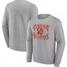 Men's Tampa Bay Buccaneers Gray 2 Chance Throwback Fleece Pullover Sweatshirt