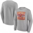 Men's Tampa Bay Buccaneers Gray Chance Throwback Fleece Pullover Sweatshirt