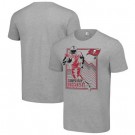 Men's Tampa Bay Buccaneers Gray Graphic Shield Logo T Shirt