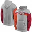 Men's Tampa Bay Buccaneers Gray Heathered Heritage Tri Blend Pullover Hoodie