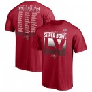 Men's Tampa Bay Buccaneers Red 2021 Super Bowl LV Champions T-Shirt 210352