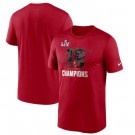 Men's Tampa Bay Buccaneers Red 2021 Super Bowl LV Champions T-Shirt 210360