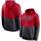 Men's Tampa Bay Buccaneers Red Charcoal Sideline Impact Lockup Performance Pullover Hoodie